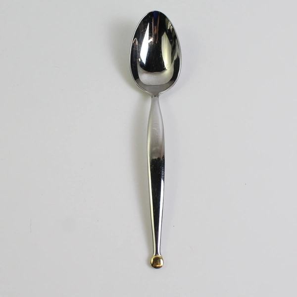 Serving Spoon Pier One Imports, PII5 9" 18/8 Stainless Steel Gold Ball Tip