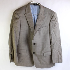 Tommy Hilfiger Beige Wool Suit Jacket Men's Size 44