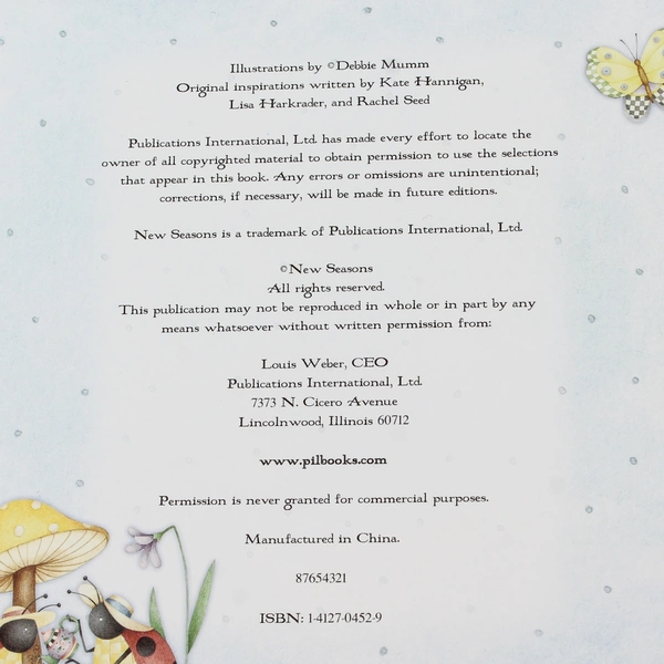 Daughters by Debbie Mumm Sweet Inspirations 2005 Hardcover Book Very Good