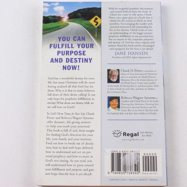 God's Now Time for Your Life Rebecca Wagner Sytsema Chuck D. Pierce 2006 PB