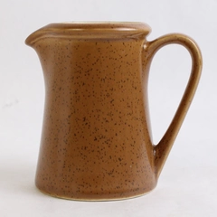 Premiere Durastone Creamer Basil Patterned 4.25" Tall 60-70s