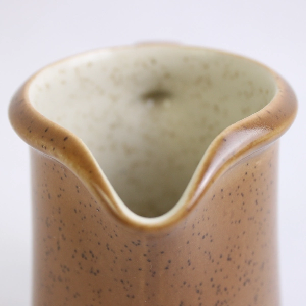 Premiere Durastone Creamer Basil Patterned 4.25" Tall 60-70s