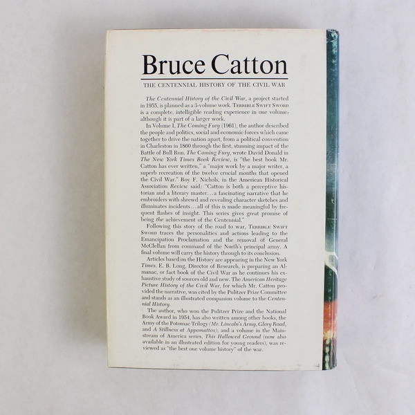 Terrible Swift Sword Bruce Catton 1963 History of the Civil War Volume 2 HC DJ