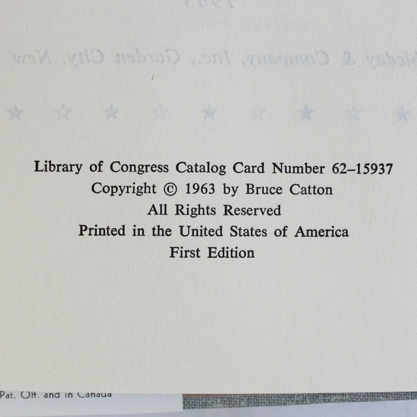 Terrible Swift Sword Bruce Catton 1963 History of the Civil War Volume 2 HC DJ