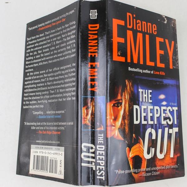 The Deepest Cut by Dianne Emley 2010 Paperback - Thrilling Mystery Novel