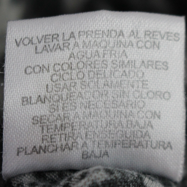 Lena Petite Gray Snakeskin Half-Sleeve Blouse Women's Size P/L Pre-Owned