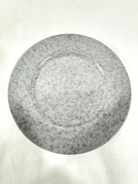 Mamma Porcelain Plate 9.75" Italy Blue Gray Speckles Good Condition