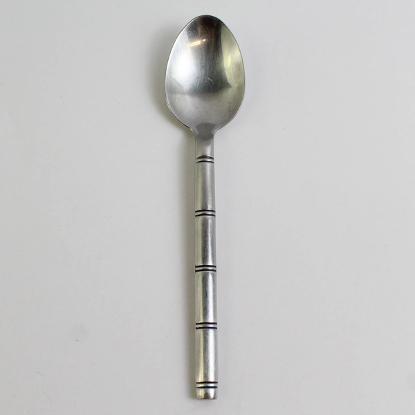 Oval Place Spoon Pier One Imports 8" 18/8 Stainless Steel Stripe