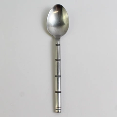 Oval Place Spoon Pier One Imports 8" 18/8 Stainless Steel Stripe
