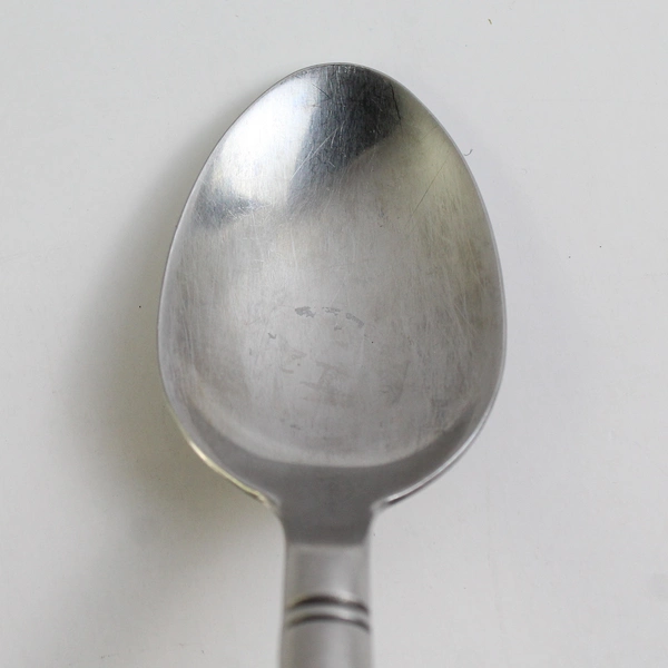 Oval Place Spoon Pier One Imports 8" 18/8 Stainless Steel Stripe