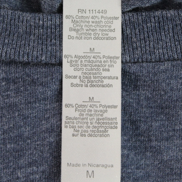 Next Level Apparel Women's Blue Vail Jazz T-Shirt Size M - Good Condition