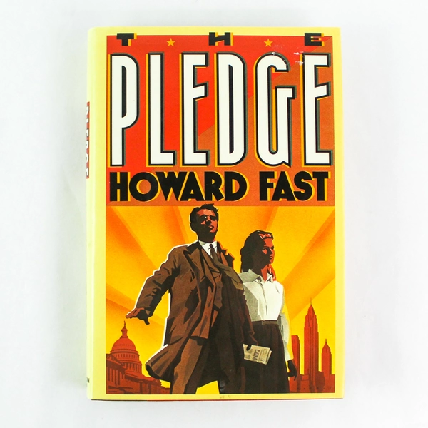 The Pledge by Howard Fast 1988 Hardcover Book with Dust Jacket Pre-Owned