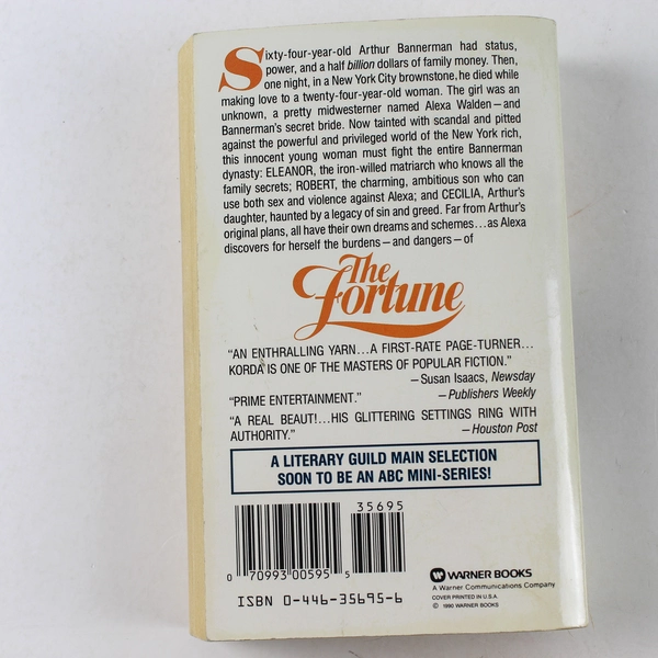 The Fortune by Michael Korda 1989 Paperback Book - Good Condition