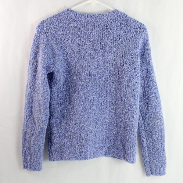 Croft & Barrow Women's Cornflower Blue Knit Sweater Size S, Pre-Owned