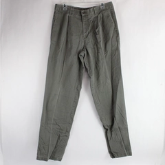 Dockers Individual Fit Gray Pleated Cotton Khaki Pants Men's Size 34x34