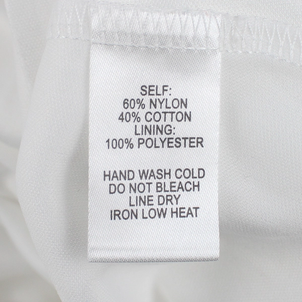 Lulus Long White Floral Lace Plunge Neckline Sleeveless Dress Women's Size Small