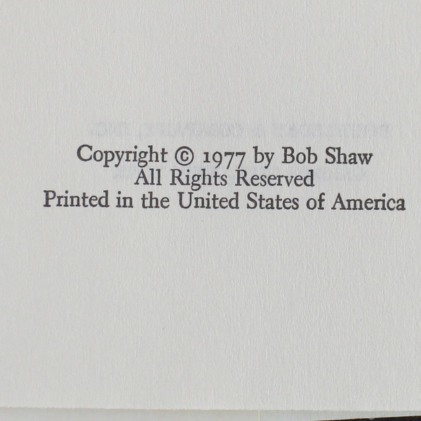 Medusa's Children by Bob Shaw 1977 Hardcover Book Club Edition - Good Condition