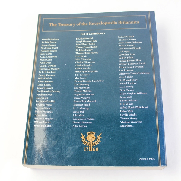 The Treasury of the Encyclopedia Britannica by Clifton Fadiman 1992 PB