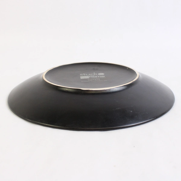 Studio By JCPenney Home Collection Naya Plate Orange Black 8.5" Diameter