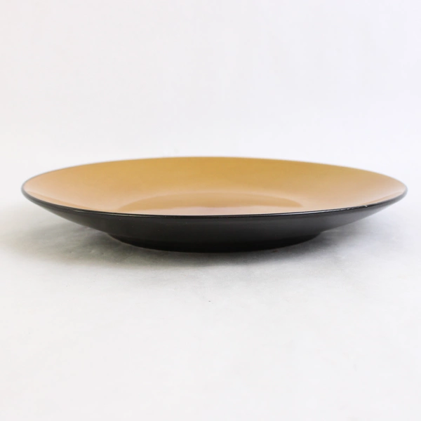 Studio By JCPenney Home Collection Naya Plate Orange Black 8.5" Diameter