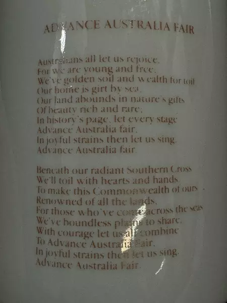 Australia Souvenir Coffee Mug with Kangaroo & Koala - Good Condition