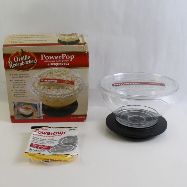 Presto PowerPop Microwave Multi-Popper Orville Redenbacher’s Popcorn 04830