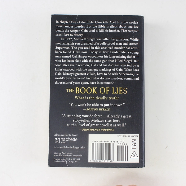 The Book of Lies by Brad Meltzer 2009 Paperback