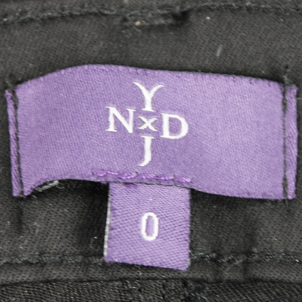 NYDJ Solid Black Farrah Flare Pants Women's Size 0