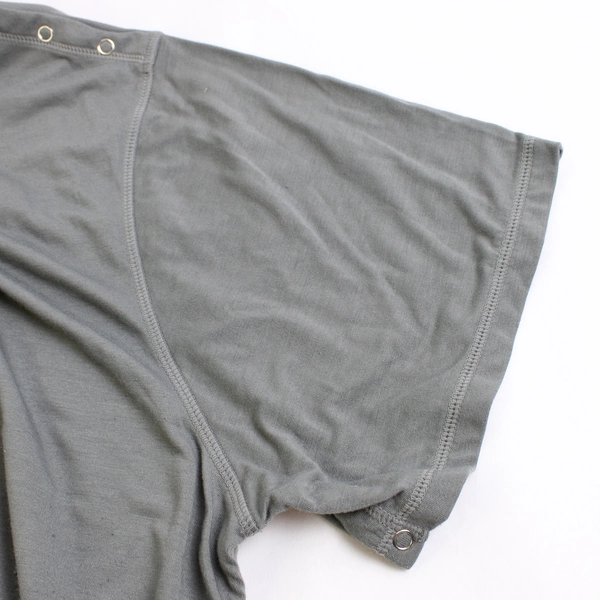 Renova Medical Wear Snap Shirt Size 2XL Gray Short Sleeve Adaptive Wear