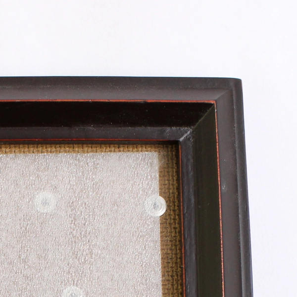 Set of 4 Black MDF Standing Desk Photo Frames 4" x 6"