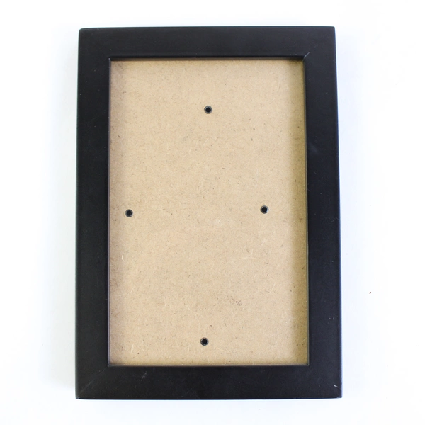 Lot of 4 Target Black MDF Standing Desk Photo Frames 4" x 6"