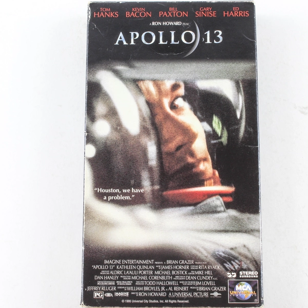 Apollo 13 VHS 1995 Tom Hanks Kevin Bacon Ed Harris Universal Home Video