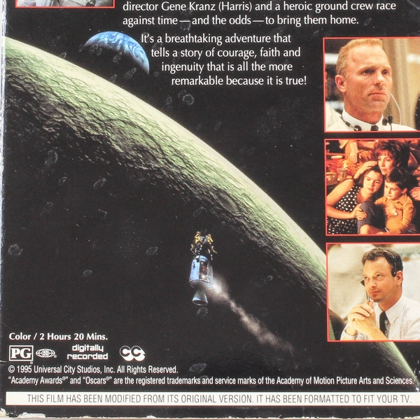 Apollo 13 VHS 1995 Tom Hanks Kevin Bacon Ed Harris Universal Home Video