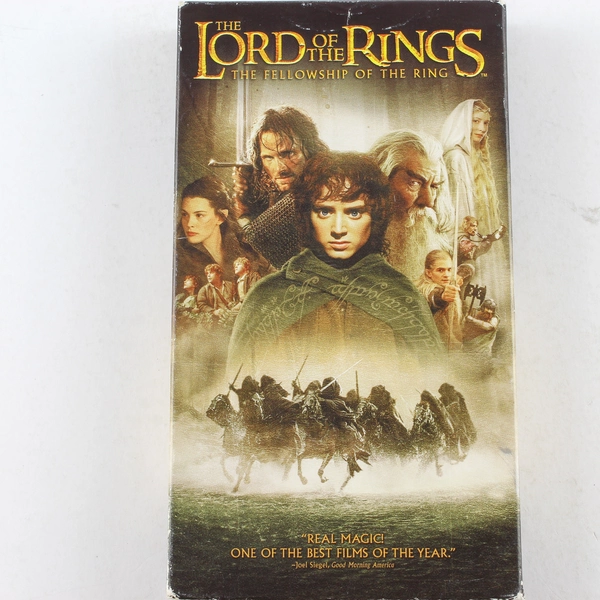Lord Of The Rings Fellowship Of The Ring VHS - Good Condition, Untested