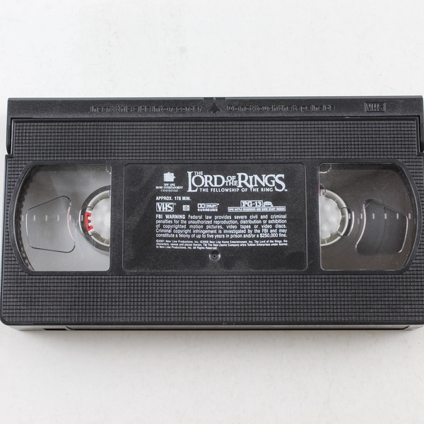 Lord Of The Rings Fellowship Of The Ring VHS - Good Condition, Untested