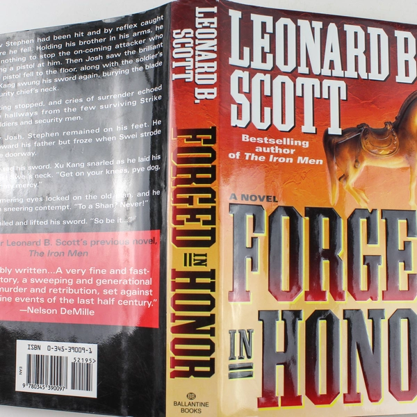 Forged in Honor by Leonard B. Scott 1995 Hardcover - Good Condition