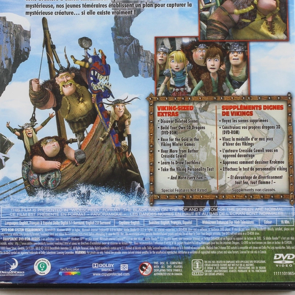 Legend of the BoneKnapper Dragon DVD 2010 DreamWorks Good Condition