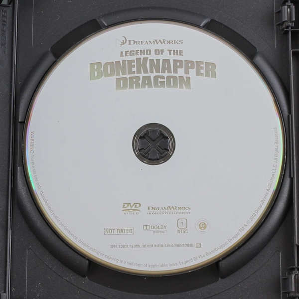 Legend of the BoneKnapper Dragon DVD 2010 DreamWorks Good Condition