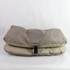 Unbranded Taupe Folding Portable Medium-Sized Dog Bed 23" x 35"