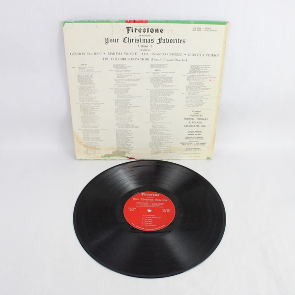 Firestone Presents Your Christmas Favorites Volume 3 1964 Vinyl Record MLP-7008