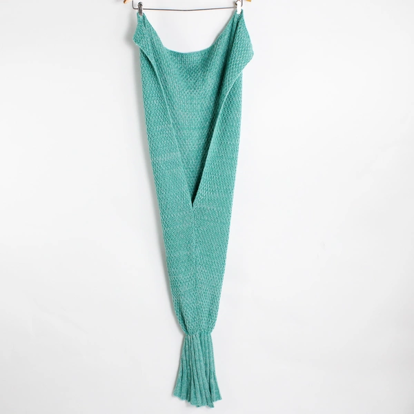 Laghcat Aquamarine Knitted Mermaid Tail Costume Skirt