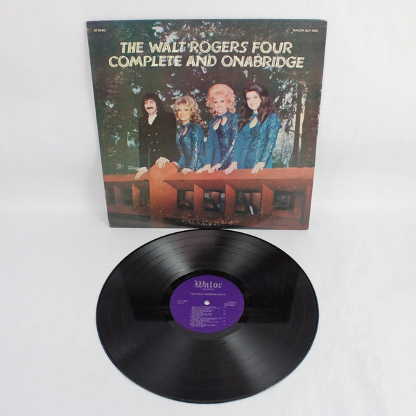 Complete And Onabridge The Walt Rogers Four Walor SLP-1002 Record Signed On Back