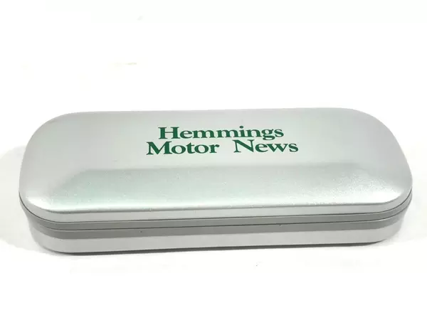Hemmings Motor News Penlight Tire Gauge Ballpoint Set - Collectible Case