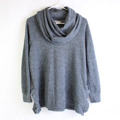 Cupio Medium Gray Cowl Neck Sweater Women's Size Large