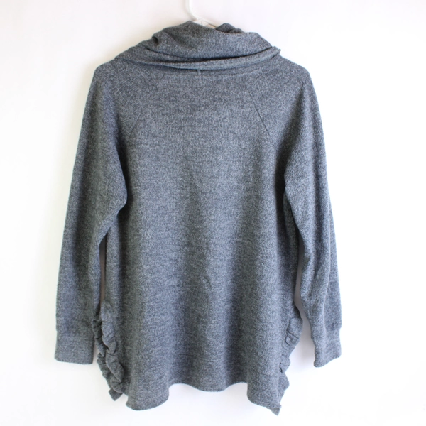 Cupio Medium Gray Cowl Neck Sweater Women's Size Large