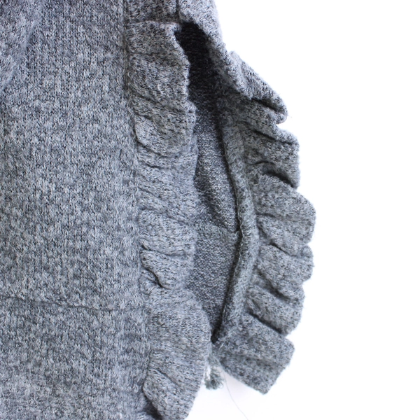 Cupio Medium Gray Cowl Neck Sweater Women's Size Large