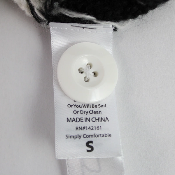 LuLaRoe Black & White Striped Acrylic Cardigan Women's Size S - Good Condition