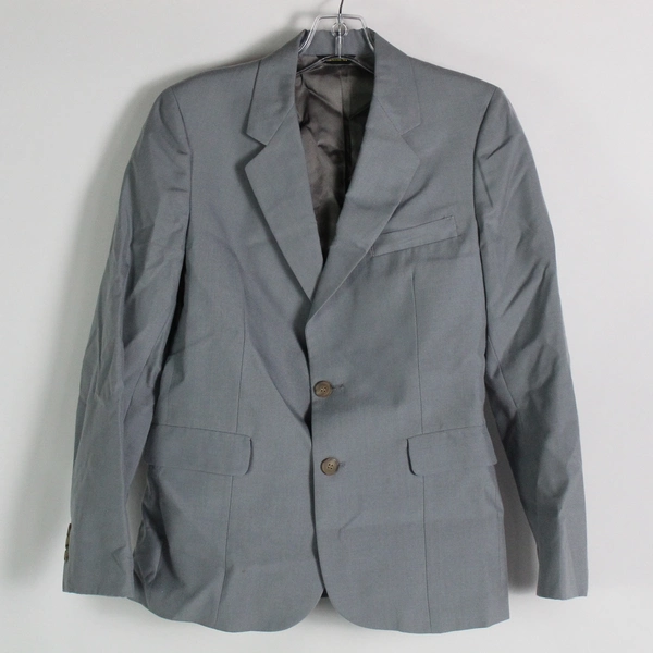 2 Piece Nordstrom Solid Gray Wool Skirt Suit Set Women's Size 10