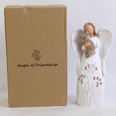 Angel Of Friendship Figurine Sculpture Candle Holder