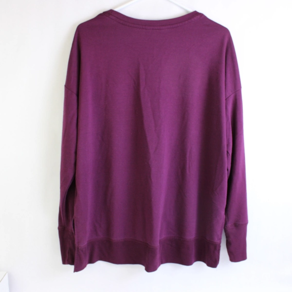 Danskin Purple Long-Sleeved Top Women's Size Large